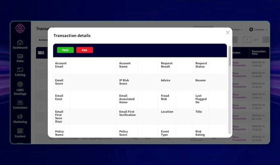 Customizable Risk Scoring